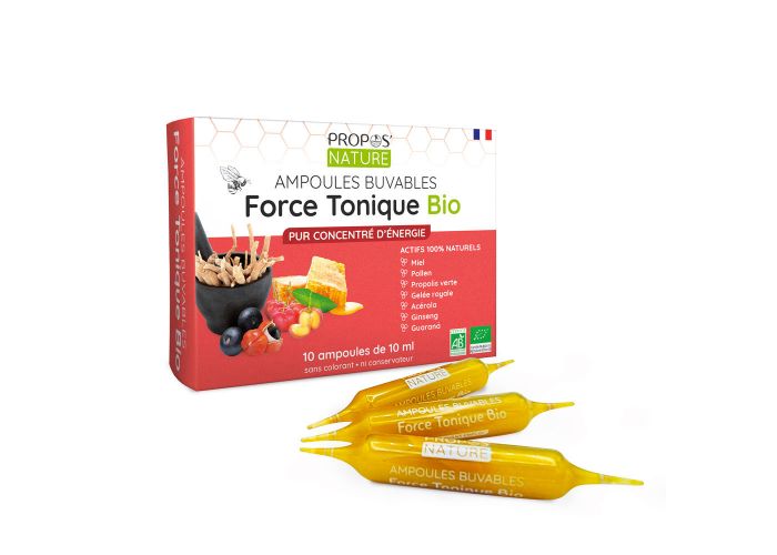 Force tonique, ampoules buvables Bio